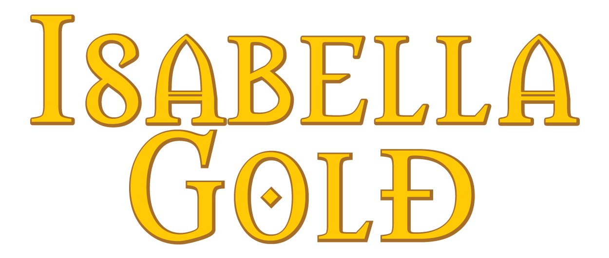 IsabellaGold-Yellow_BrownShadow-Logo-LaReinaCordial